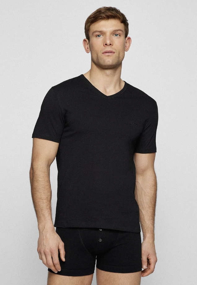 HUGO BOSS v-Kneck T-Shirt Black ***100000000% Original & New*** BOUGHT IN GERMANY