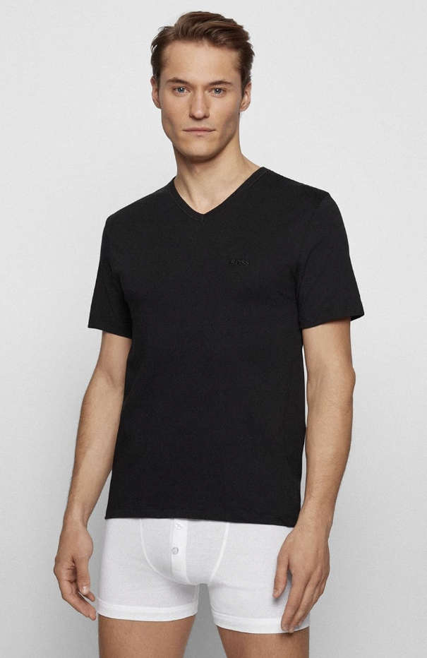 HUGO BOSS v-Kneck T-Shirt Black ***100000000% Original & New*** BOUGHT IN GERMANY