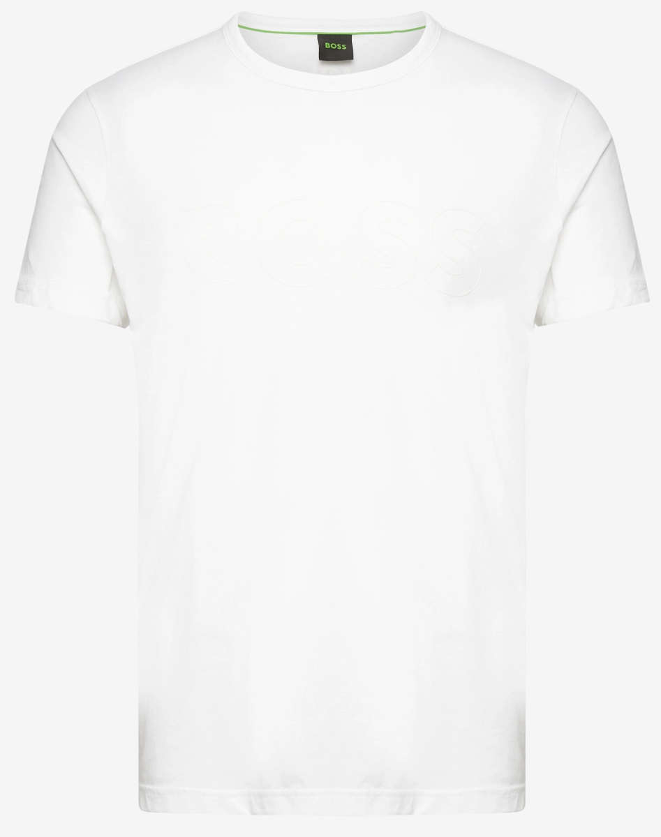 BOSS Rich White T-Shirt with BOSS emblem - Size 3XL