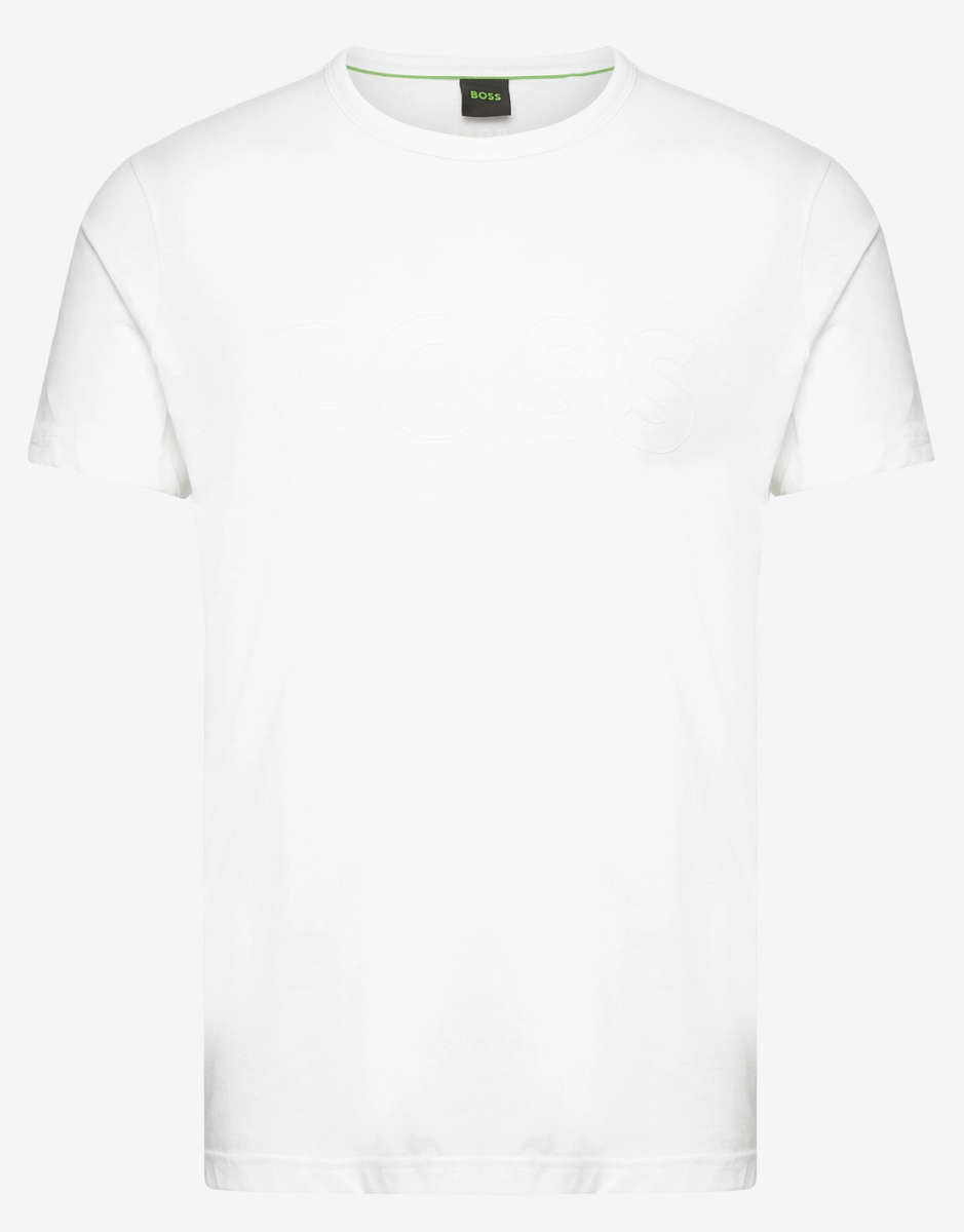 BOSS Rich White T-Shirt with BOSS emblem - Size 3XL