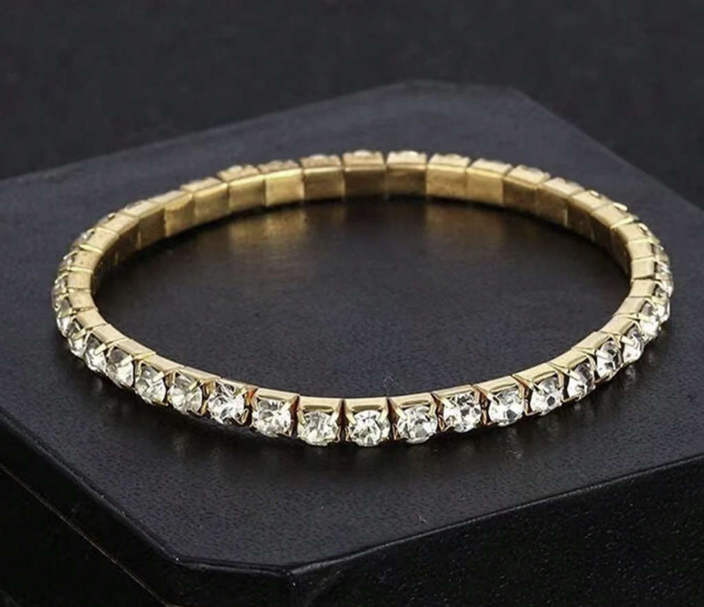 Decor Gold Tennis Bracelet