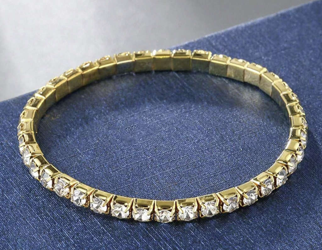 Decor Gold Tennis Bracelet