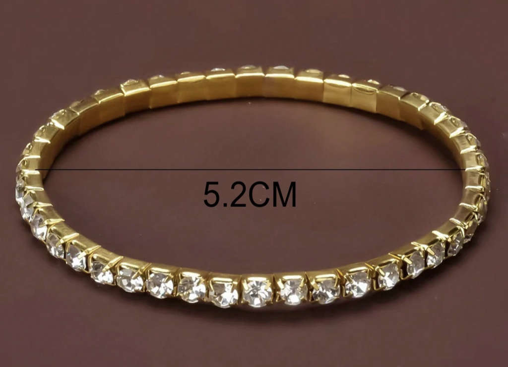 Decor Gold Tennis Bracelet