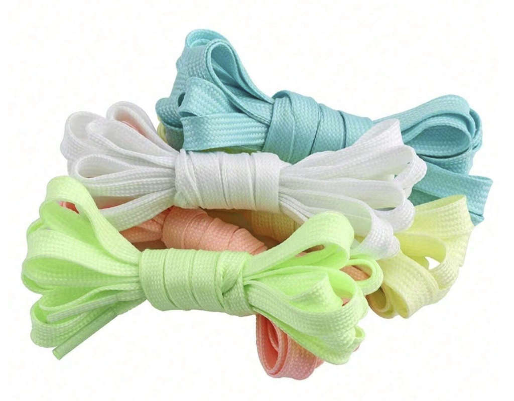 White Glow-in-the-Dark Shoe Laces