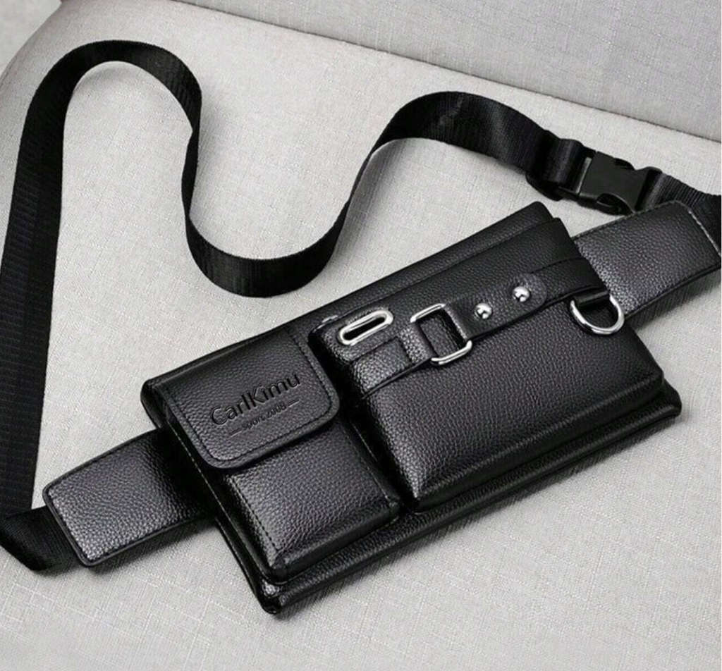 Multifunction Waterproof Moon / Sling / Bum Bag (Black)... ***Bought in Abu Dhabi***