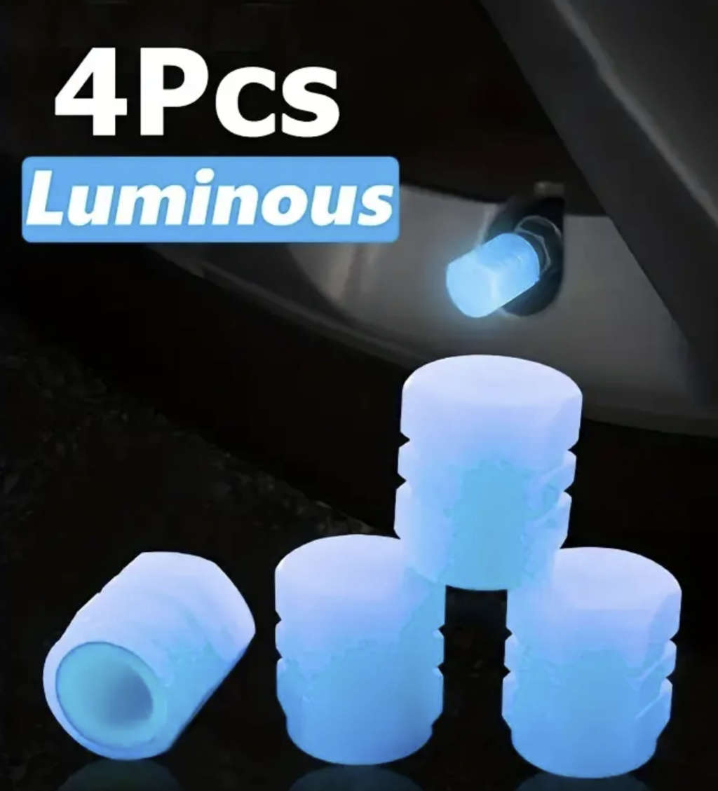 Mellow Yellow Glow-in-the-Dark Tyre Valve Cap