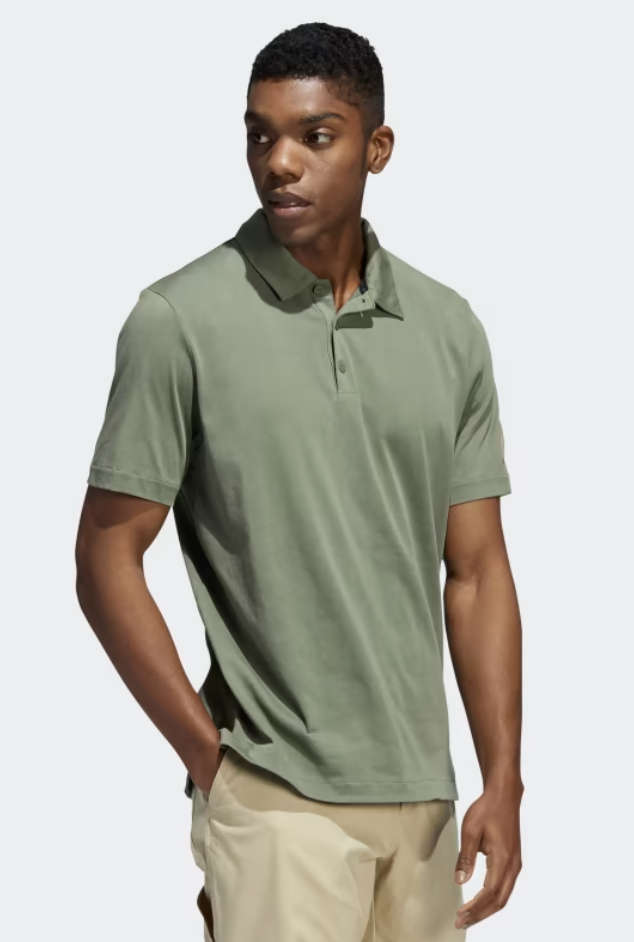 Adidas Adicross Natural Green Polo Shirt