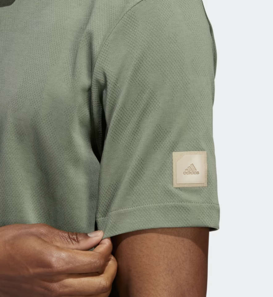 Adidas Adicross Natural Green Polo Shirt