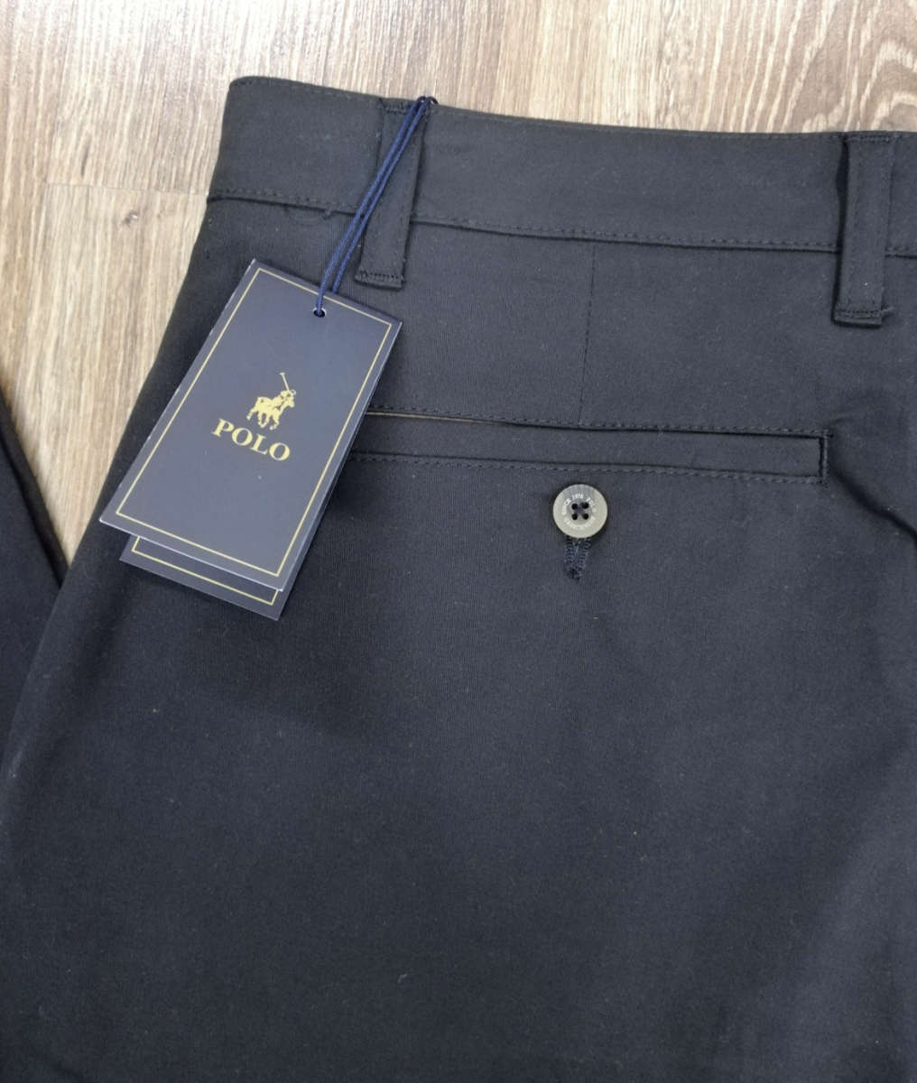 POLO Classic Narrow Leg Chinos (Black) ***Bought from Saudi Arabia***