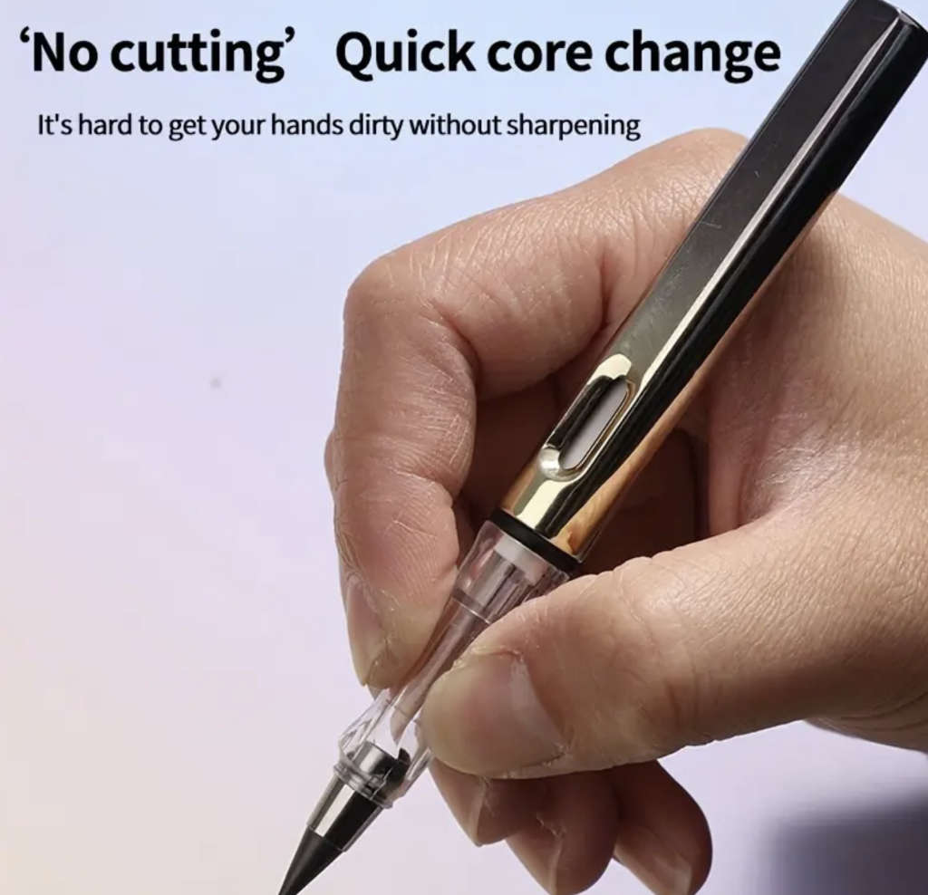 67-Piece Metallic Eternal Pencil Set (Blue Metalic)