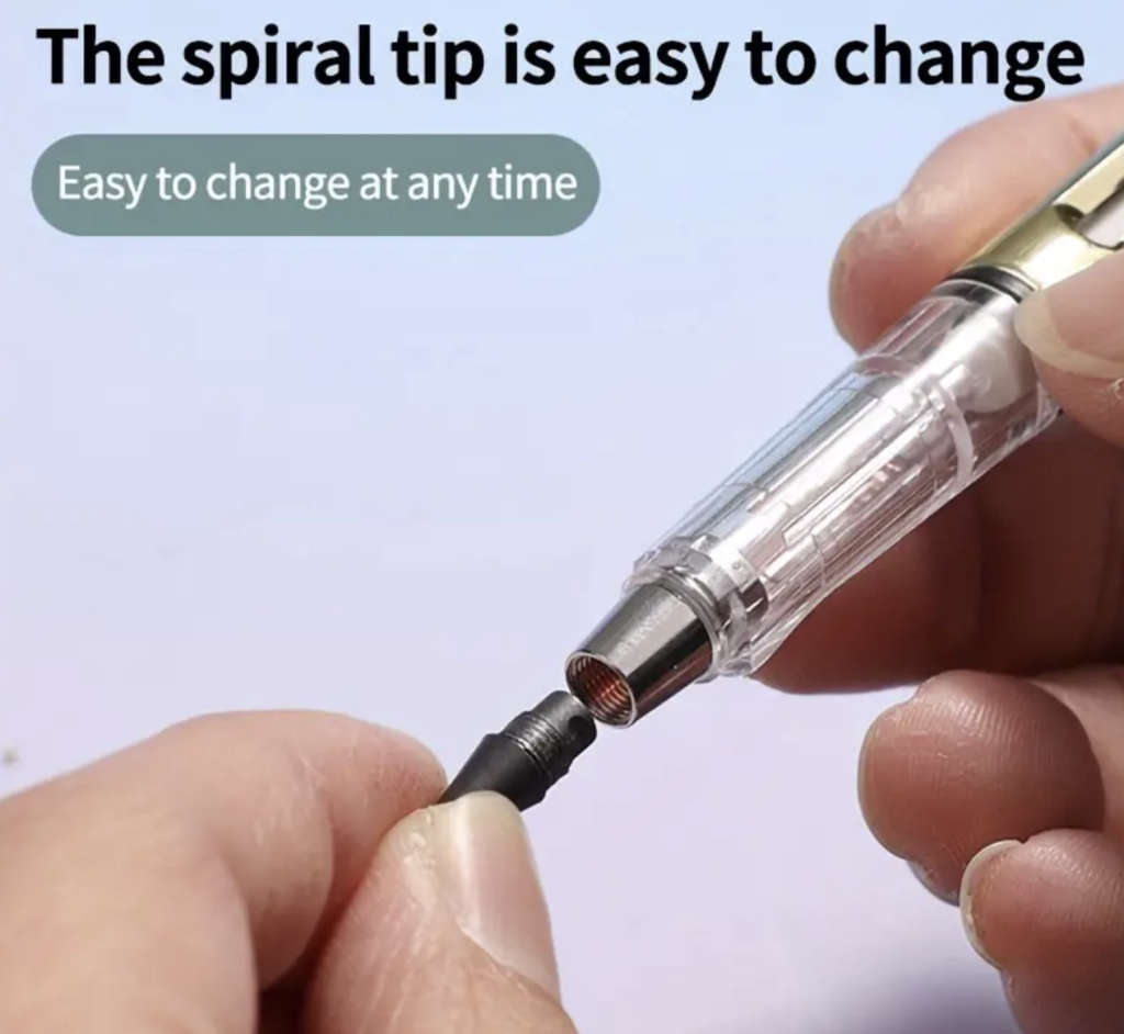 67-Piece Metallic Eternal Pencil Set (Blue Metalic)