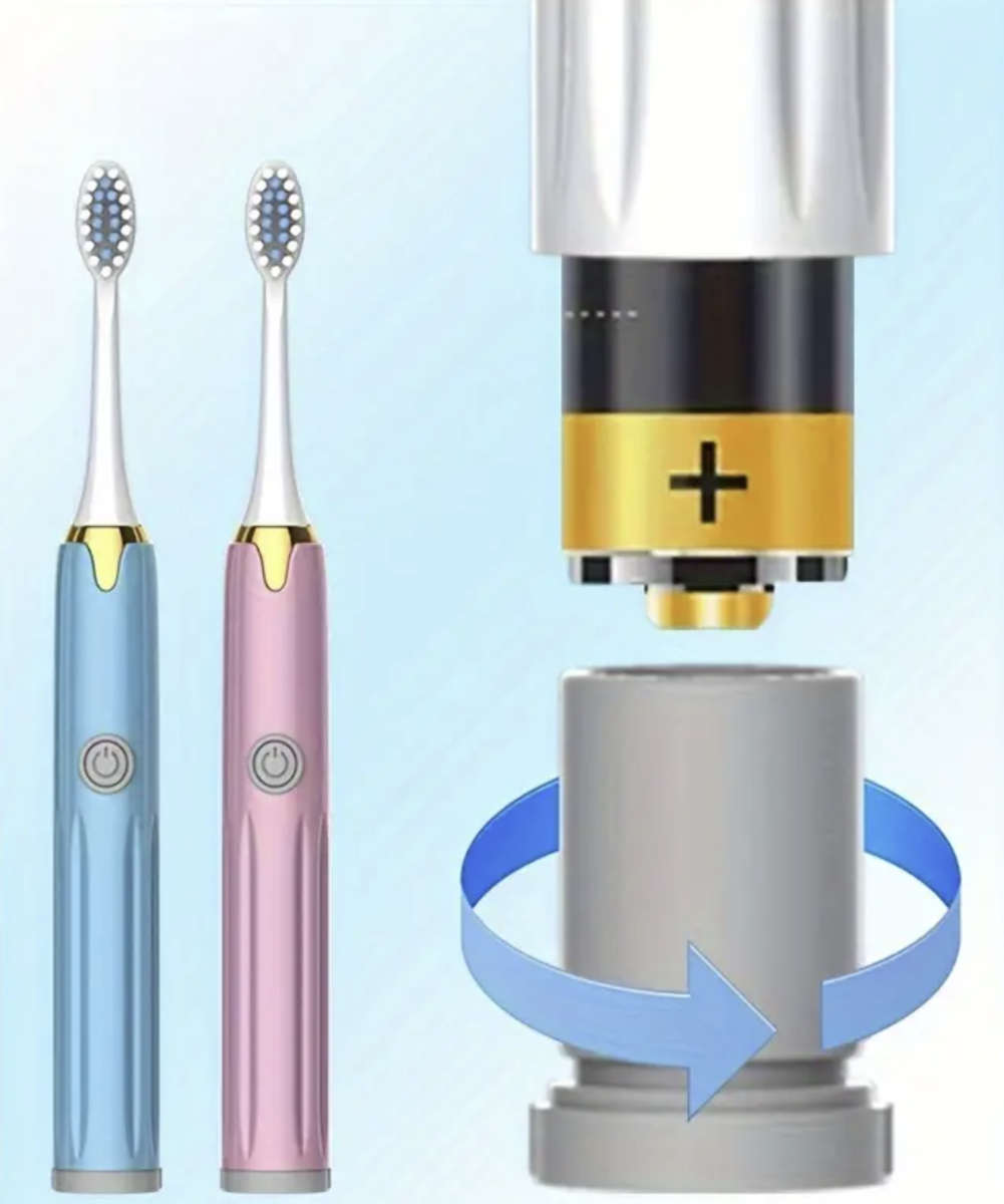 Couples Electric Toothbrush with 12 Brush Heads