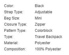 Multifunction Unisex Waterproof Backpack (Black)