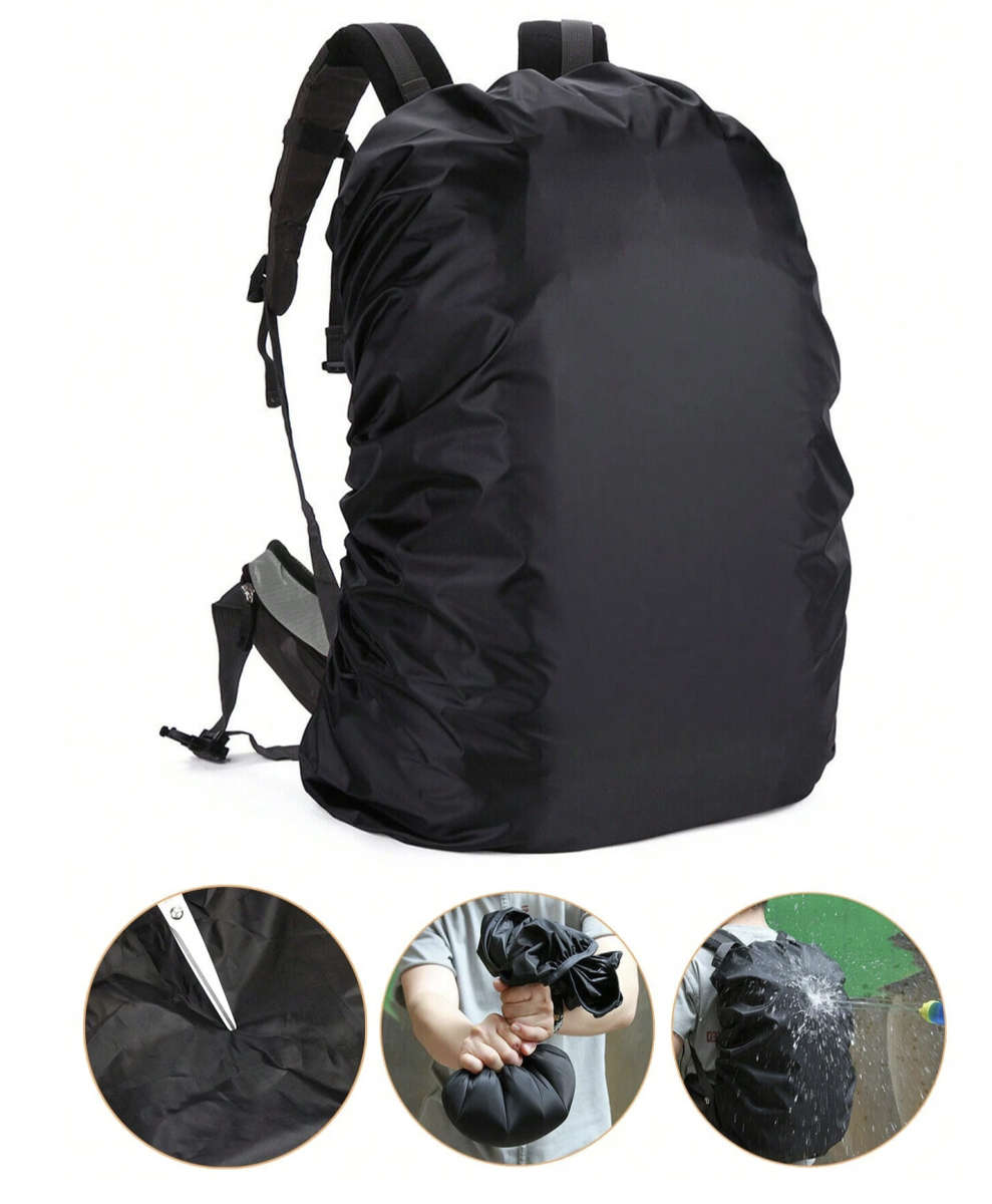 60L Nylon Waterproof Backpack Cover