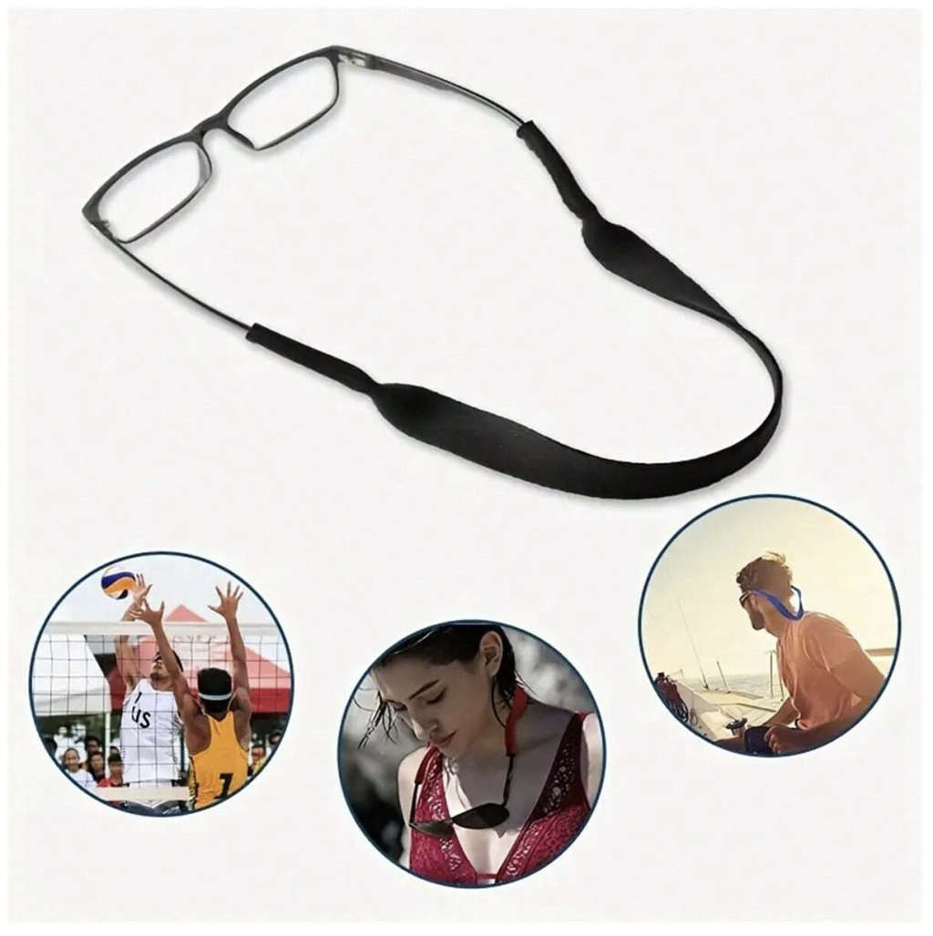 Anti-Slip Glasses Sports Strap (Black)