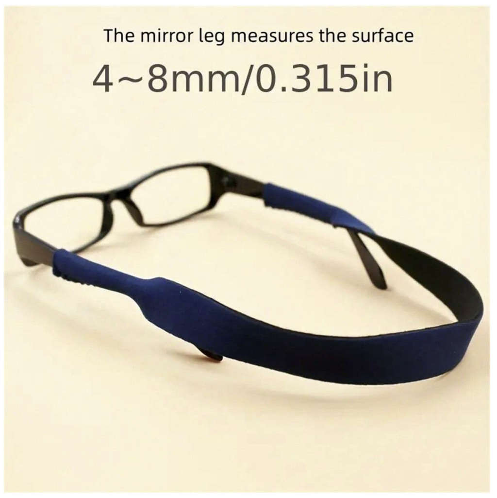 Anti-Slip Glasses Sports Strap (Black)
