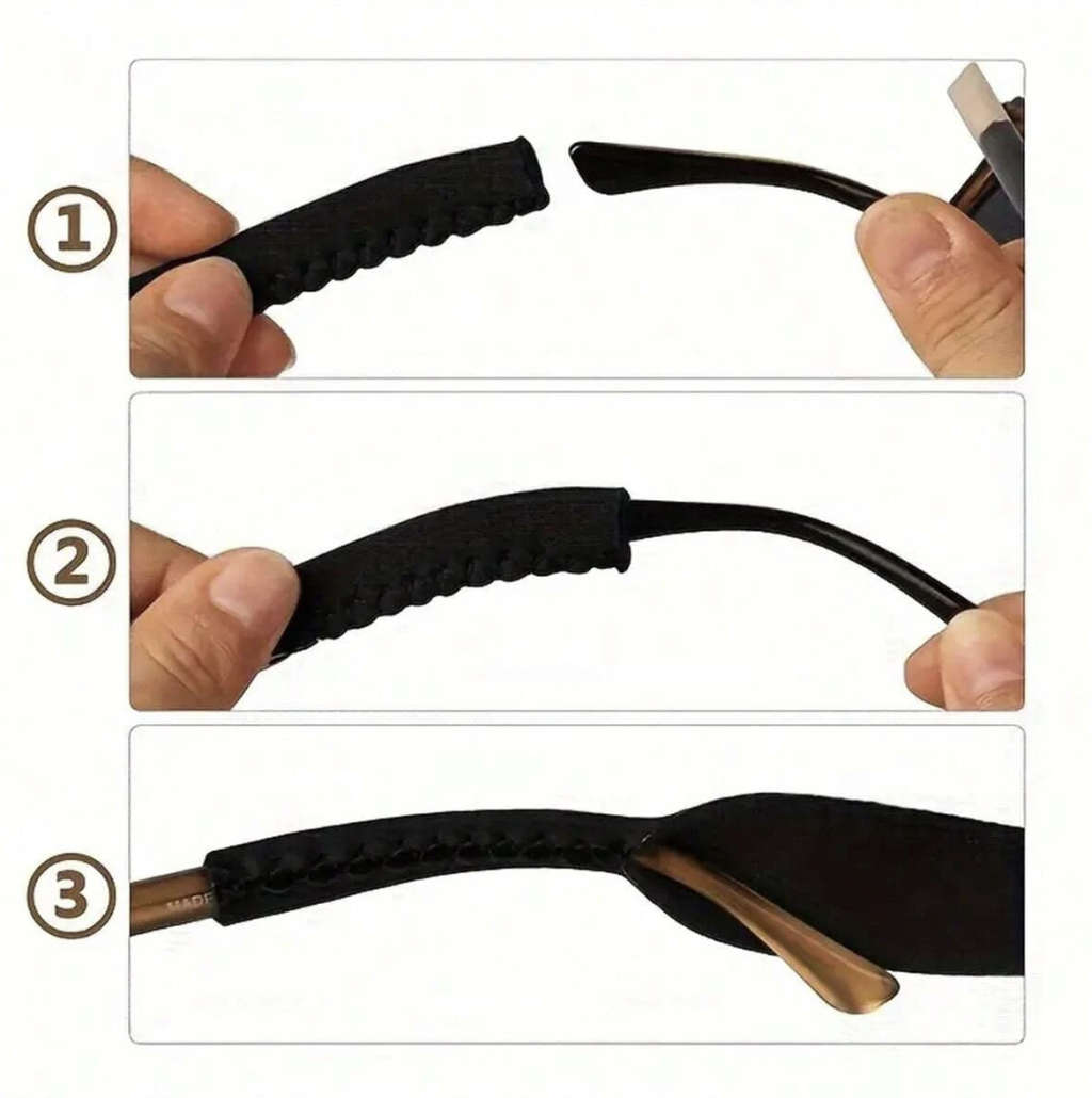 Anti-Slip Glasses Sports Strap (Black)