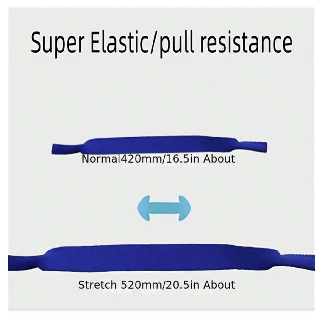 Anti-Slip Glasses Sports Strap (Black)