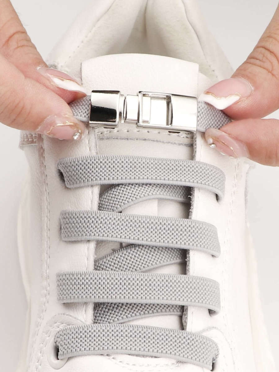 No Tie Shoelace (Grey)