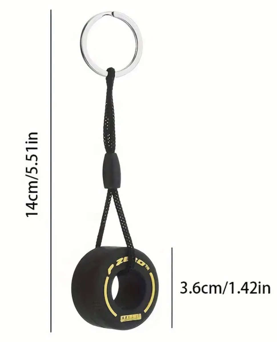 F1 Tyre Keyring (Purple) Limited Edition Colour