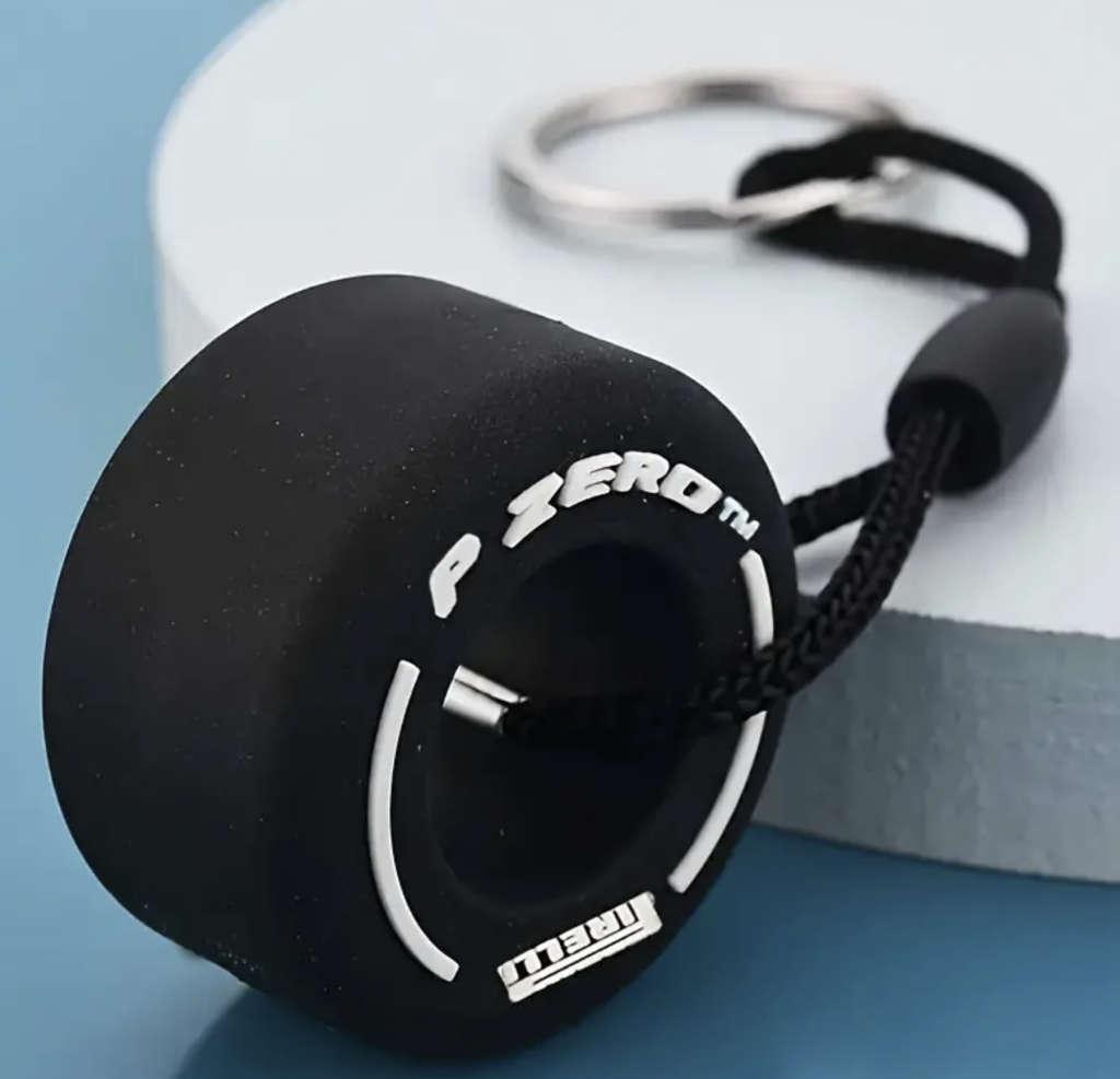 F1 Tyre Keyring (Purple) Limited Edition Colour