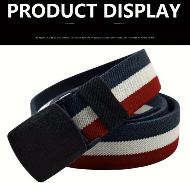 ***GOLF*** Canvas 3 tone Belt 130cm