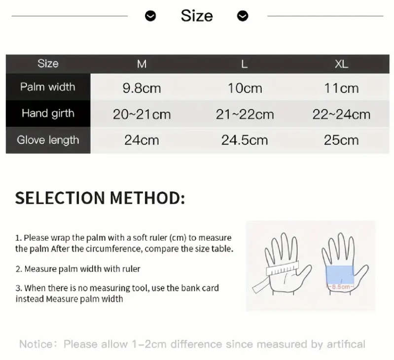 Windproof Touch Screen Wear-resistant Shock-absorbing Gloves (Black)