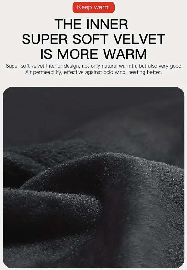 Windproof Touch Screen Wear-resistant Shock-absorbing Gloves (Black)