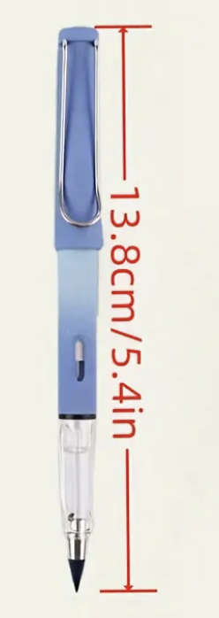 73-Piece Metallic Eternity Pencil Set (Light Blue)