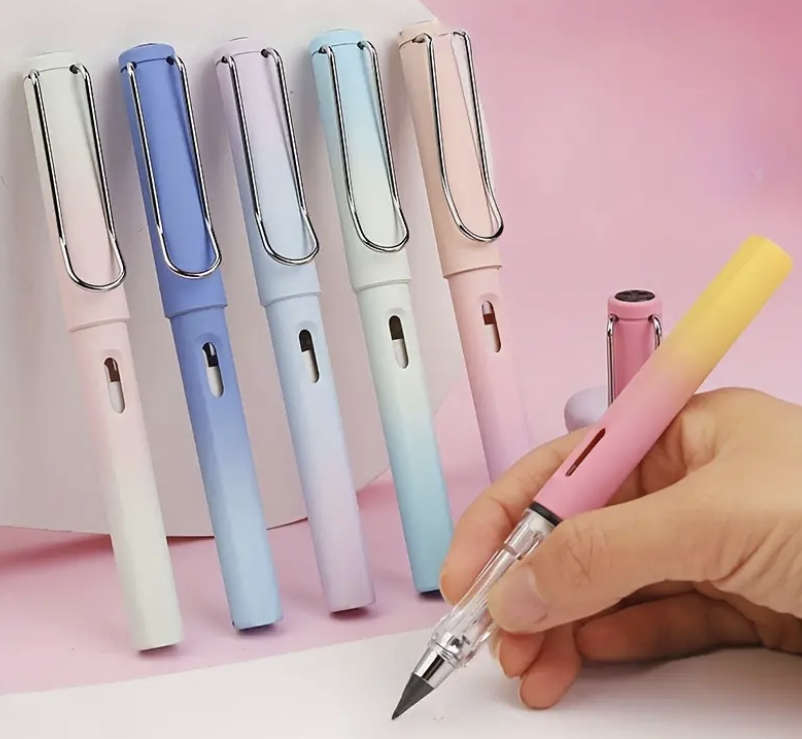 73-Piece Metallic Eternity Pencil Set (Light Blue)