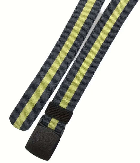 ***GOLF*** Striped Canvas Trendy Belt 130cm