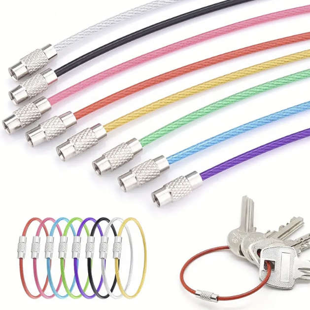 10pcs / 1 pack Stainless Steel Multi-purpose Cable Wire (Multi-colour pack)