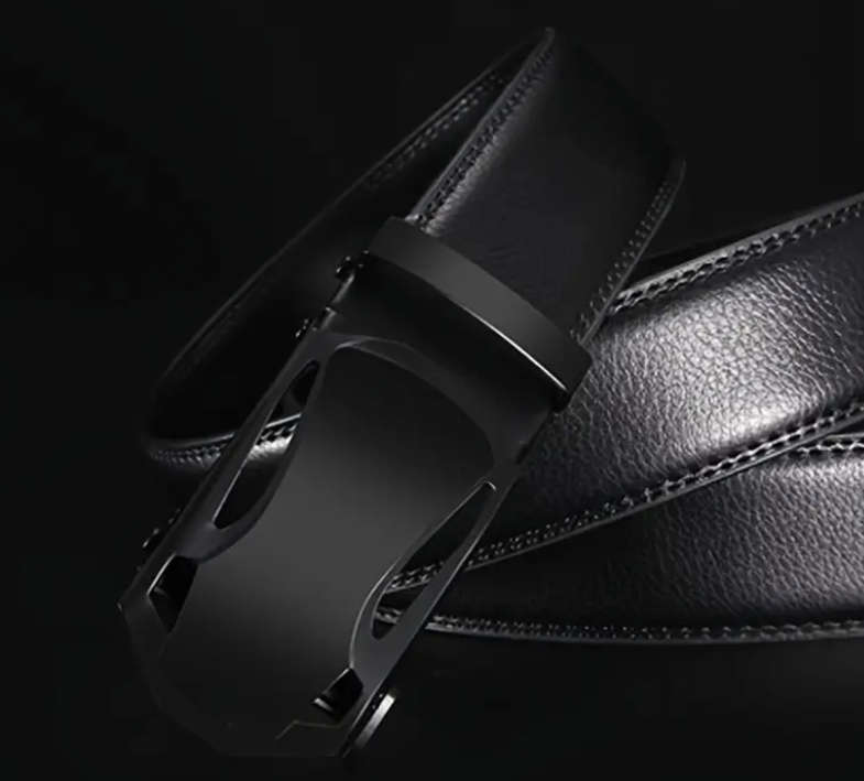 ***GOLF*** Black PU Leather 160cm - 170cm Adjustable Belt