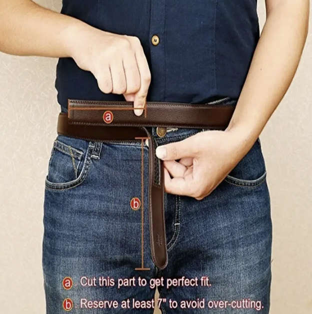 ***GOLF*** Black PU Leather 160cm - 170cm Adjustable Belt