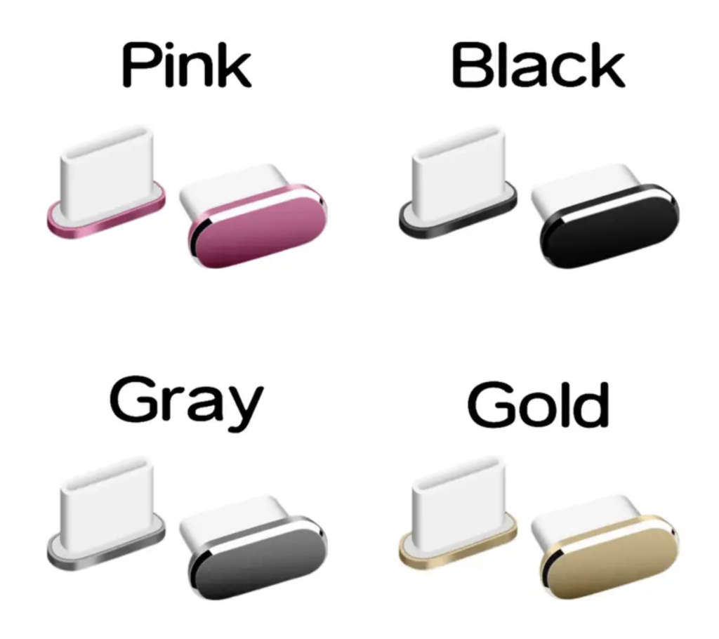 Cellphone TYPE-C port Dust Protector (Black)