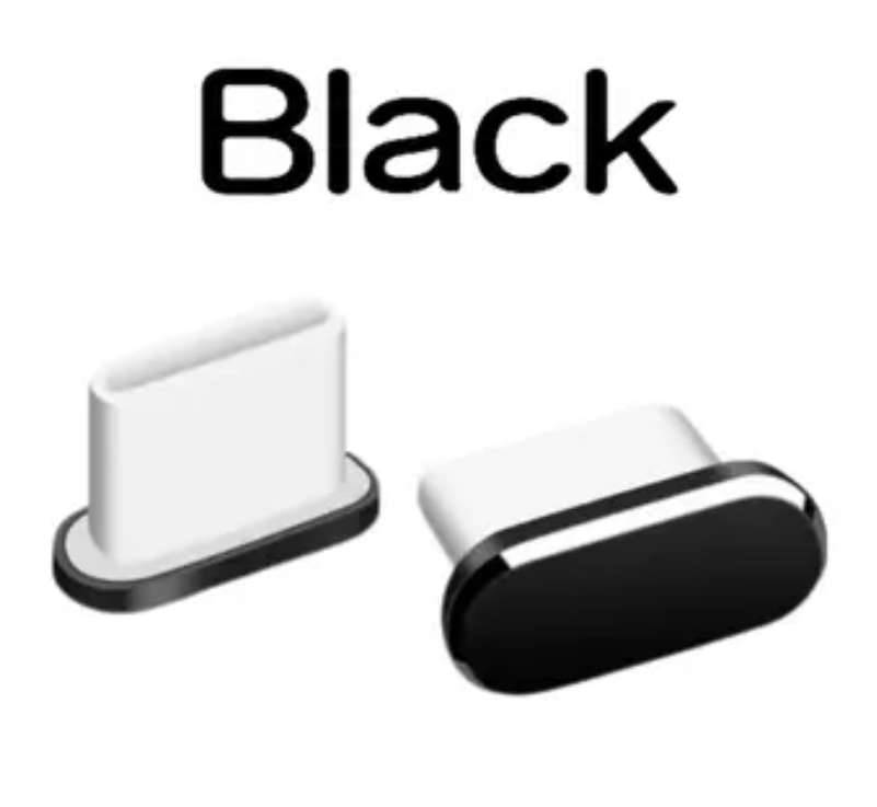 Cellphone TYPE-C port Dust Protector (Black)