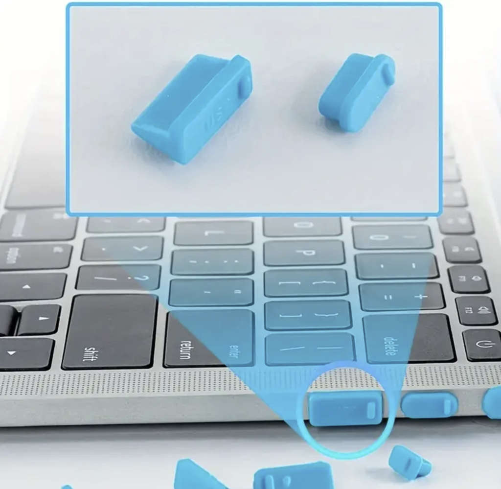 16pcs Universal Anti-Dust Plugs for Laptops / Notebooks (RED)