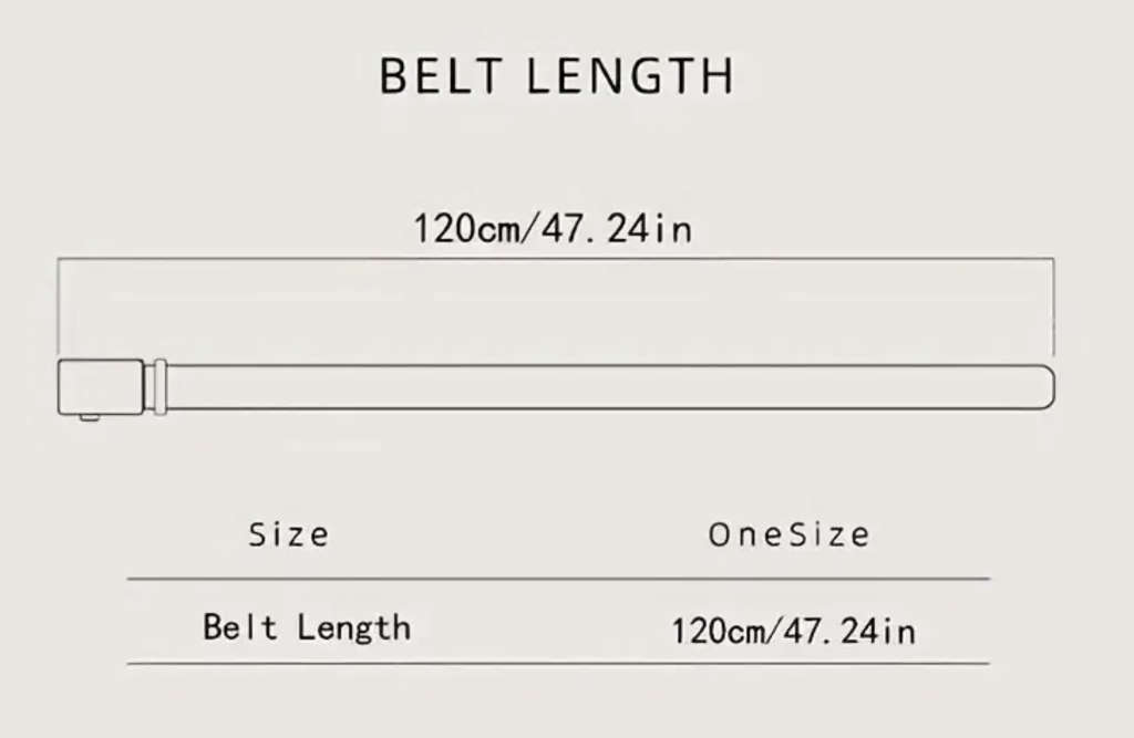 ***GOLF*** White Striped Double Buckle Canvas Belt 120cm