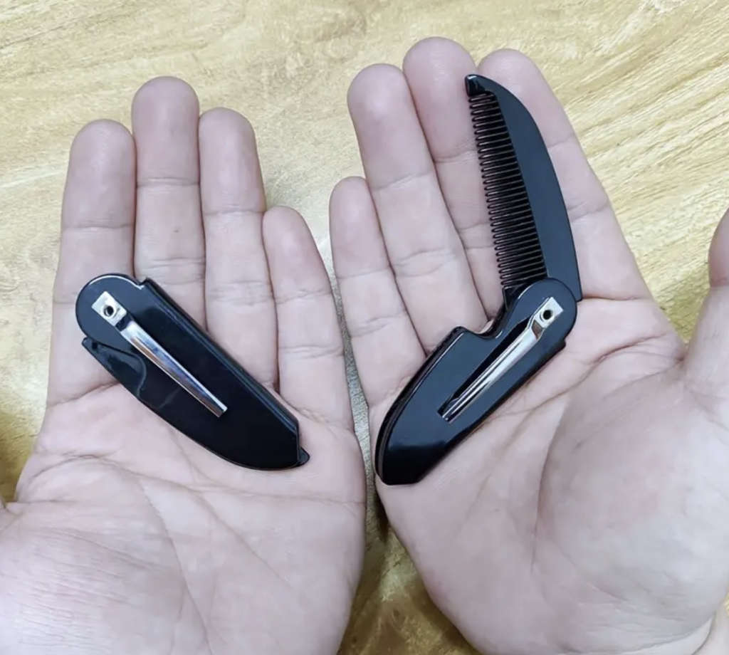 Folding Beard / Moustache Comb