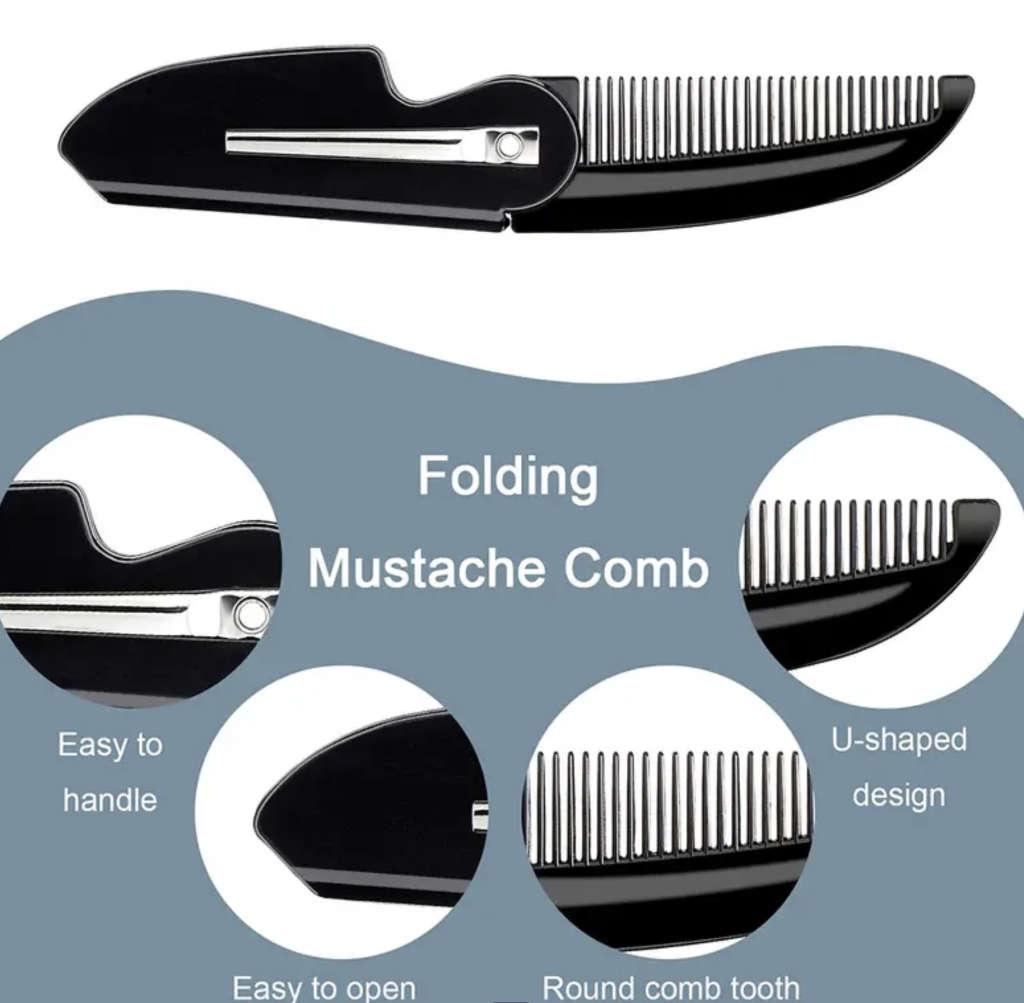 Folding Beard / Moustache Comb