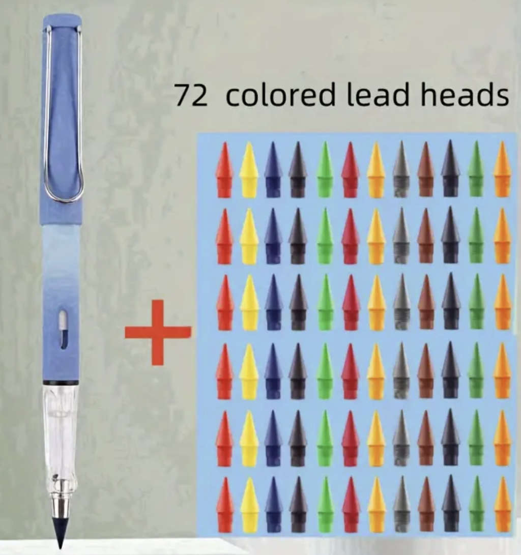 73-Piece Metallic Eternity Pencil Set (Dark Blue)