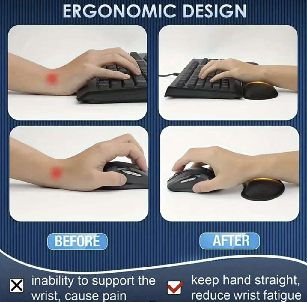 Keyboard & Mouse Wrist Support