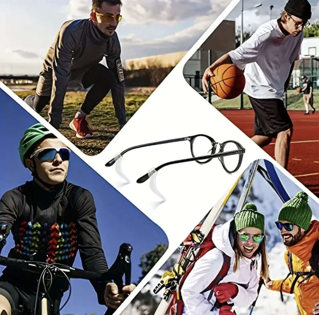 Silicone Anti-slip Ear Hook (Black)