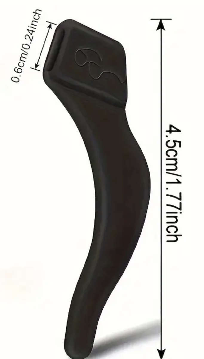 Silicone Anti-slip Ear Hook (Black)