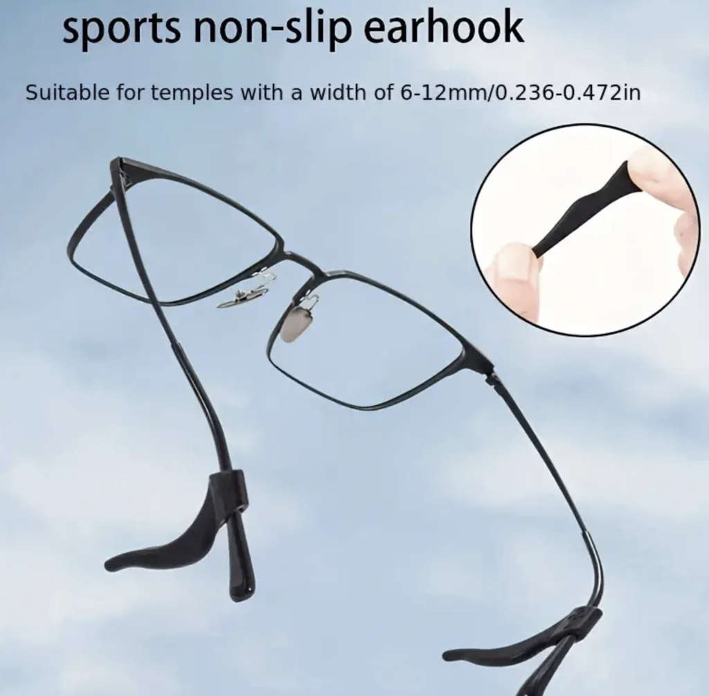 Silicone Anti-slip Ear Hook (Black)