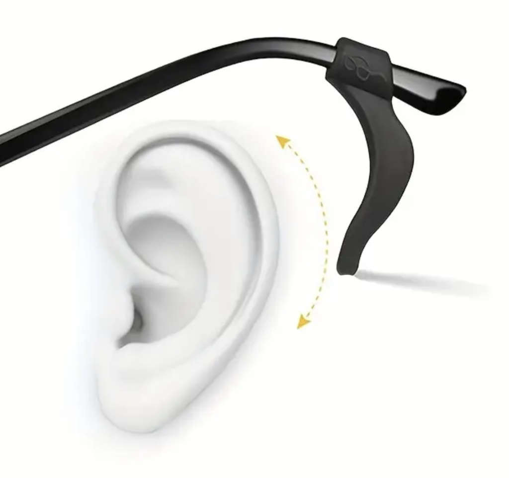 Silicone Anti-slip Ear Hook (Black)