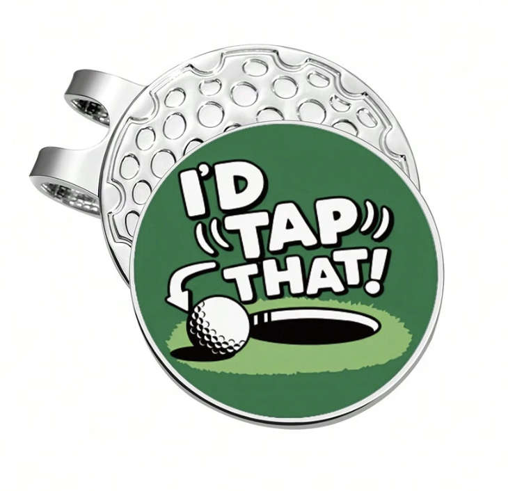 ***GOLF*** 3 x Magnetic Markers with Cap Clip