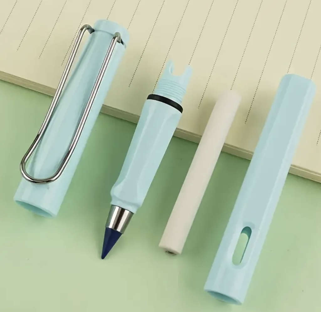 Eternity Pencil (Black Pencil + 36 coloured Lead tips) - Never needs sharpening!!!