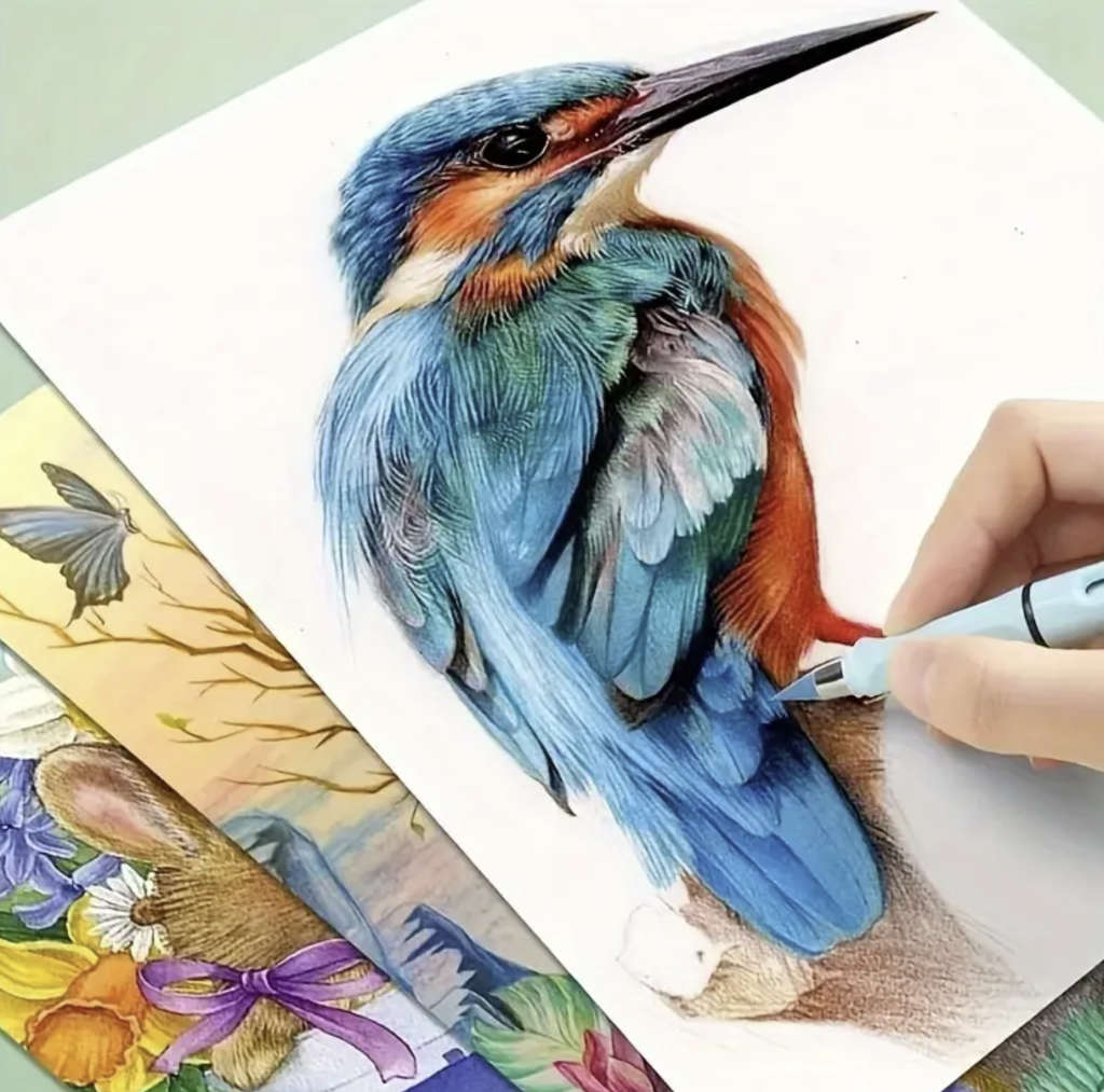 Eternity Pencil (Black Pencil + 36 coloured Lead tips) - Never needs sharpening!!!