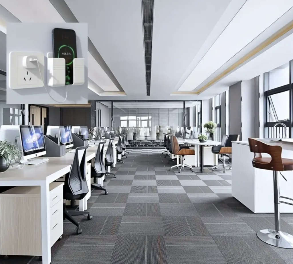 Wall Charging Phone Holder (White)